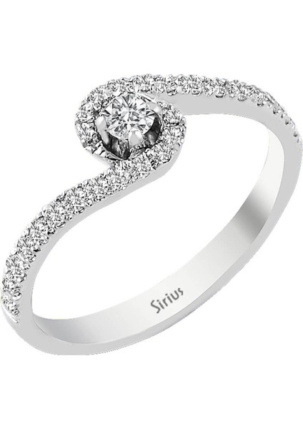 F Renk Toplam 0,35 Karat Pırlanta Tektaş Yüzük 0423R0117 fiyatları