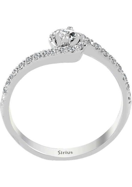 F Renk Toplam 0,35 Karat Pırlanta Tektaş Yüzük 0423R0117 modelleri