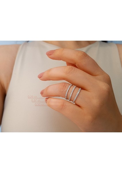 F Renk 0,25 Karat Pırlanta Tamtur Yüzük 0423R0119 indirimleri