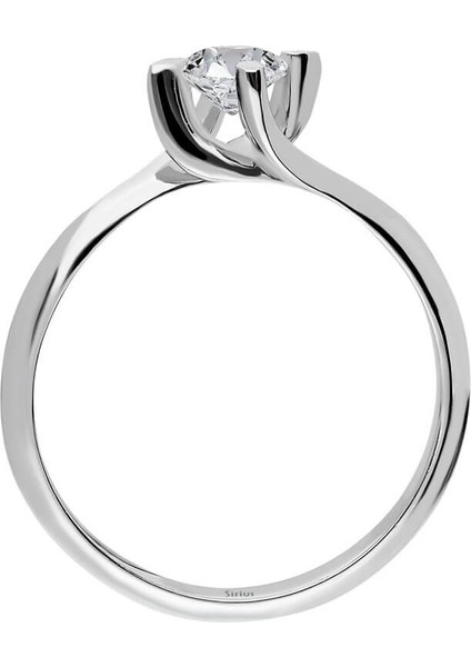 G Renk 0,33 Karat Pırlanta Tektaş Yüzük 0423R0155 modelleri