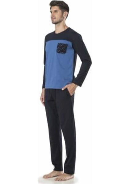 Erkek Çeyizlik Pijama Takımı 3 Düğmeli Jakar Dokumalı Pamuklu fiyatları