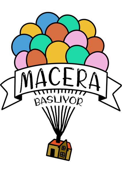 Macera Başlıyor Sticker