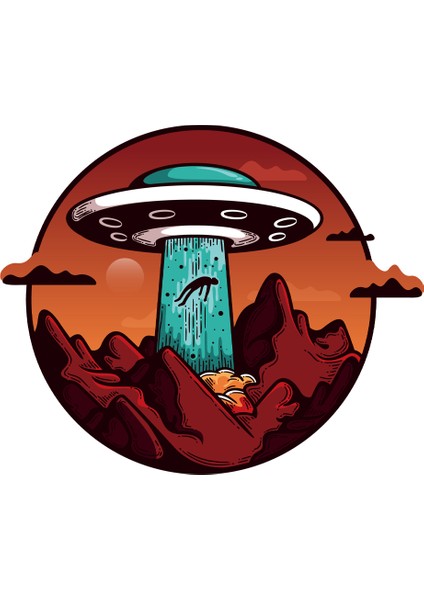 Escape From The World Sticker - Space Serisi