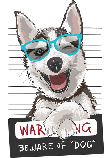 Çılgın Köpek Sticker