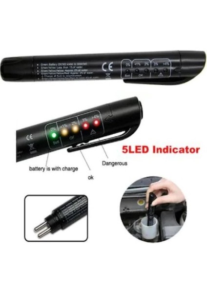 Fren Hidrolik Yağı Kalite Ölçüm Cihazı LED Göstergeli Test Kalemi fiyatları