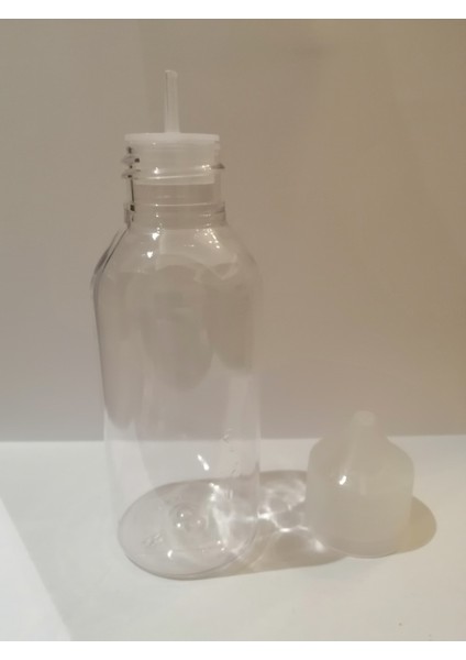100ML Şeffaf Gorilla Şişe+Beyaz Kapak,plastik Şişe,boş Şişe,likit Şişesi,50 Adet fiyatları