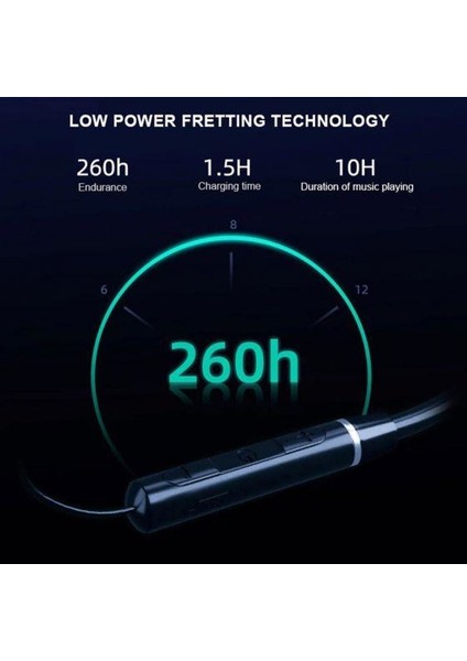 QE03 Bluetooth Kablosuz Manyetik Spor Kulaklık (İthalatçı Garantilidir)