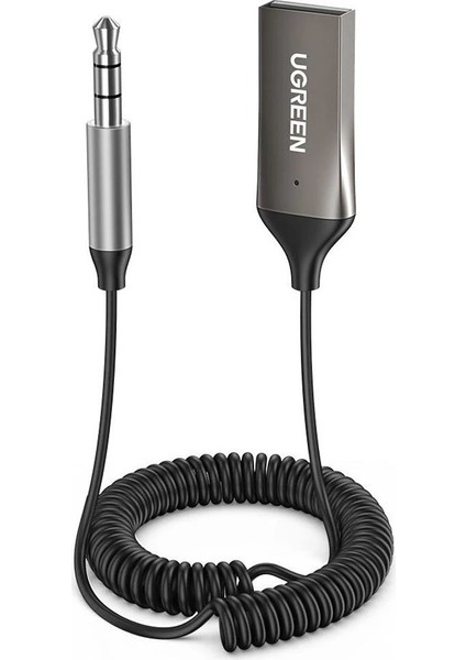 Mikrofonlu 3.5mm Aux Bluetooth 5.0 Alıcı Adaptör Araç Kiti