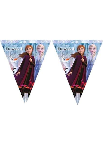 Frozen II Üçgen Bayrak Flama - 3,20 mt. modelleri