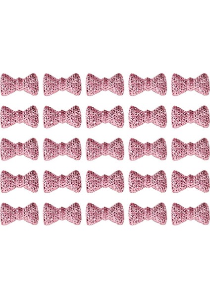 Polyester Papyon Fiyonk, 2,0 x 1,0 cm - 25 Adet - PEMBE modelleri