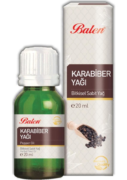 Karabiber Yağı (Maserasyon) 20 ml 4'lü