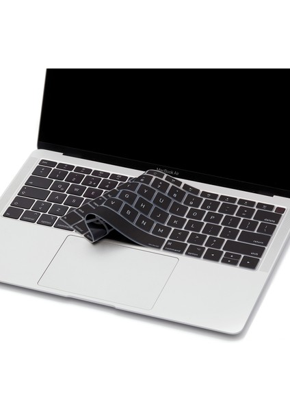 Laptop Macbook Air ile Uyumlu Klavye Koruyucu A1932 2018/2019 Amerika İngilizce Baskılı