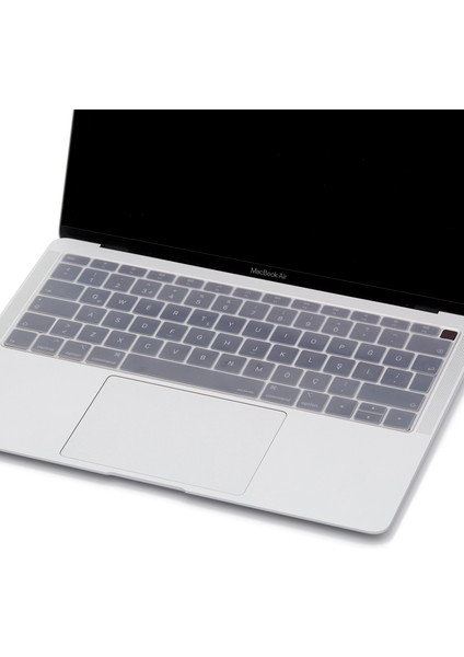 Laptop Macbook Air ile Uyumlu Klavye Koruyucu A1932 2018/2019 Amerika İngilizce Baskılı