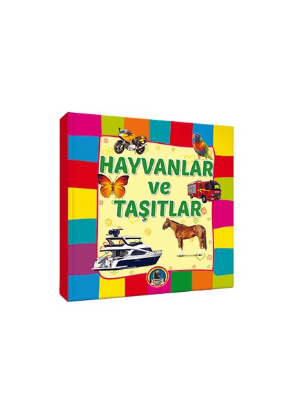 Hayvanlar ve Taşıtlar - Büyük Boy Karton Kitap