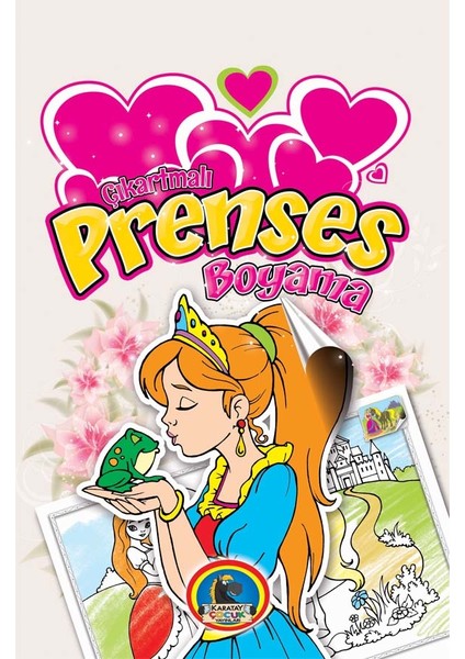 Prenses Boyama Stickerlı 16 Sayfa 4 Kitap