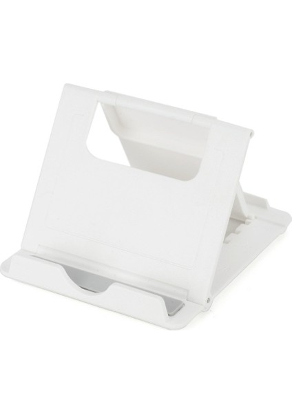Masa Üstü Tablet Standı Telefon Standı Fold Stand Beyaz