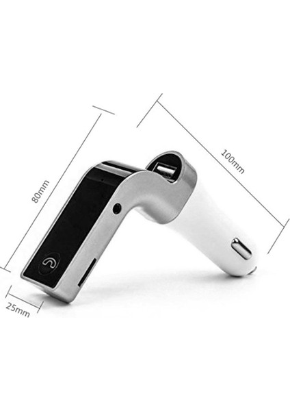 Carg7 Micro Sd USB Girişli Bluetooth Araç Kiti