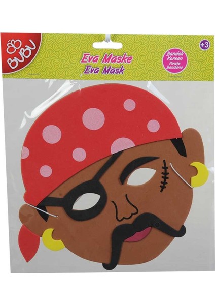 Eva Maske Bandanalı Korsan