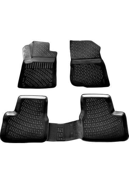 Citroen C3 3D Paspas Havuzlu Hb 2010 - 2015 Arası Siyah Friemat Marka-Ankarasanal