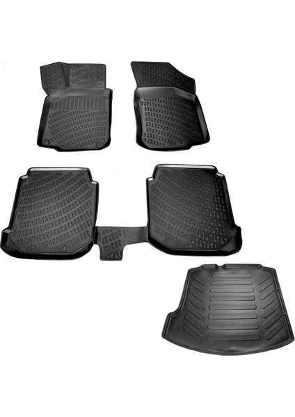 Vw Bora 3D Havuzlu Paspas + 3D Bagaj Havuzu 1998-2005 Arası Carax Marka-Ankarasanal