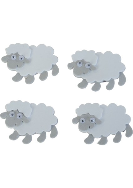 Eva Sticker Oynar Gözlü Ördek-Kedi-Koyun fırsatları