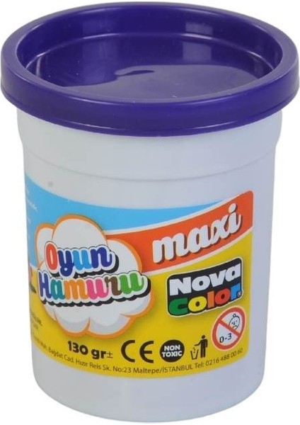 N.color Oyun Hamuru Maxi Mor