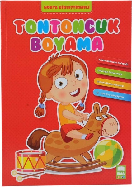 Çebi Toys Tontoncuk Boyama Kitabı Kırmızı