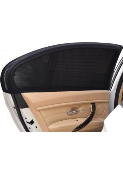 2 Adet Oto Yan Cam Perdesi Araba Arka Anne Bebek Çocuk Perde Güneşlik Arka Koltuk Emzirme Örtüsü