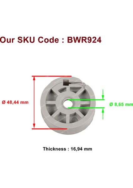 BWR924 Fiat Fiorina Için Sağ Ön Cam Kriko Tamir Makarası indirimleri