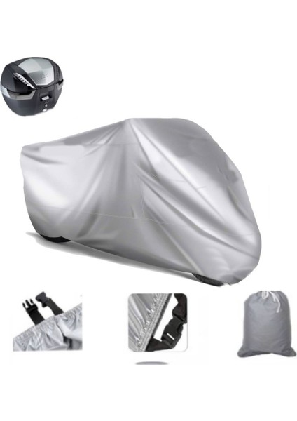 Yamaha X-Max 400 Iron Max Motosiklet Brandası Arka Çanta Uyumlu (Bağlantı Tokalı)