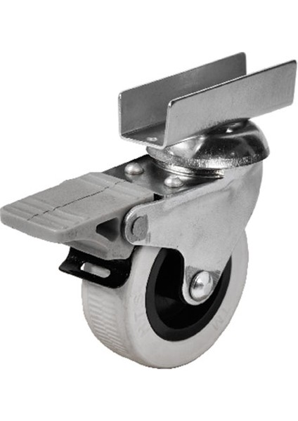 256 - Eko 50 mm U Tablalı Frenli Teker