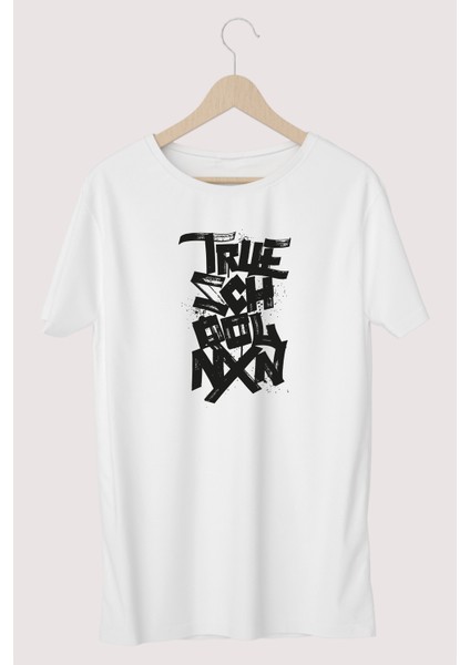 True Baskılı Erkek T-Shirt