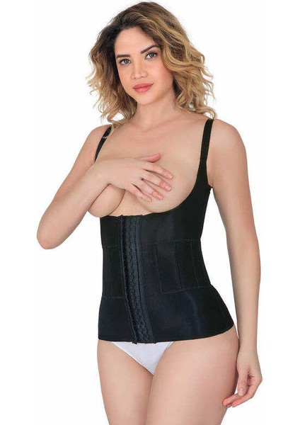 - Balen Destekli Agraflı Yelek Korse 2946