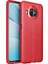 - Xiaomi Mi 10T Lite 5G - Kılıf Auto Focus Karbon Niss Silikon Kapak - Kırmızı - T15689 1
