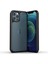 - Apple iPhone 12 Pro Max - Kılıf Karbon Fiber Tasarımlı İnoks Kapak - Siyah 1