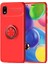 - Samsung Galaxy A01 Core - Kılıf Yüzüklü Karbon Ravel Silikon Kapak - Kırmızı - T16537 1