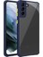 - Samsung Galaxy S21 Plus - Kılıf ​​Arkası Şeffaf Sert Kaff Kapak - Lacivert - T16608 1