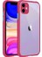- iPhone 11 Uyumlu Kılıf ​​kenarları Tırtıklı Renkli Düğmeli Kaff Kapak 1