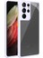 - Samsung Galaxy S21 Ultra - Kılıf ​​Arkası Şeffaf Sert Kaff Kapak - Mor - T16609 1