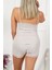 Kadın Dantel Detaylı Şort/askılı Alt/üst Puantiyeli Pijama Takımı 2