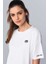 Taıl Beyaz Kadın Bisiklet Yaka Tshirt 1
