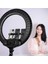 Ring Light LED 18’’ 45 cm Kumandalı Profesyonel Işık Halkası Stüdyo Sosyal Medya Makyaj Işığı + 210 cm Ayak Dahil 4