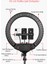 Ring Light LED 18’’ 45 cm Kumandalı Profesyonel Işık Halkası Stüdyo Sosyal Medya Makyaj Işığı + 210 cm Ayak Dahil 5