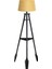 Remi 3 Ayaklı Tripod Lambader Siyah Ahşap Köşe Lambası Abajur 1