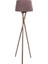 Cross Leg Tripod 3 Ayaklı Ahşap Lambader Abajur Köşe Lambası Aydınlatma Naturel Masif Ağaç 1