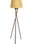 Cross Leg Tripod 3 Ayaklı Ahşap Lambader Abajur Köşe Lambası Aydınlatma Naturel Masif Ağaç 1