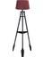 Remi 3 Ayaklı Tripod Lambader Siyah Ahşap Köşe Lambası Abajur 1