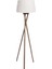 Cross Leg Tripod 3 Ayaklı Ahşap Lambader Abajur Köşe Lambası Aydınlatma Naturel Masif Ağaç 1