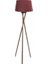 Cross Leg Tripod 3 Ayaklı Ahşap Lambader Abajur Köşe Lambası Aydınlatma Naturel Masif Ağaç 1