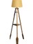 Remi 3 Ayaklı Tripod Lambader Naturel Ahşap Köşe Lambası Abajur 1